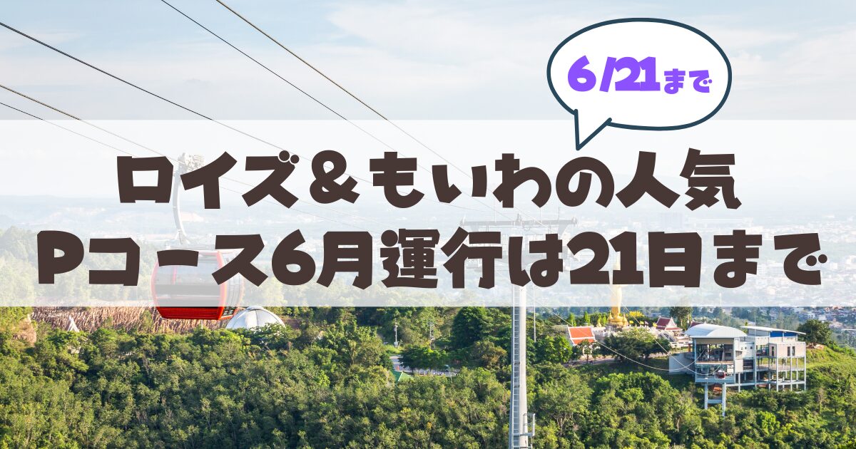 【6月乗るなら21日まで】もいわ山・ロイズを巡る初夏の定期観光バスガイド