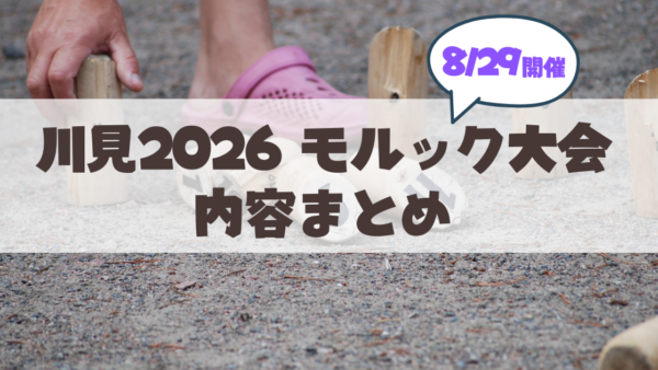 【8月29日】札幌・豊平川「川見2026 モルック大会」完全ガイド！参加方法・ルール・事前練習情報まとめ